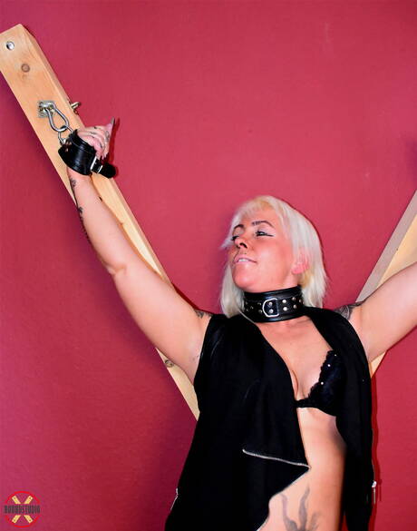 Bound Studio invites you to browse their free pictures with maiden in her teens in tied session